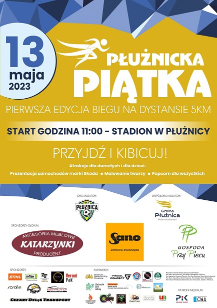 Płużnicka Piątka 13.05.2023r. (zakończony)