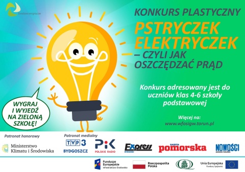 Konkurs plastyczny Pstryczek elektryczek - czyli, jak oszczędzać prąd [zakończony]