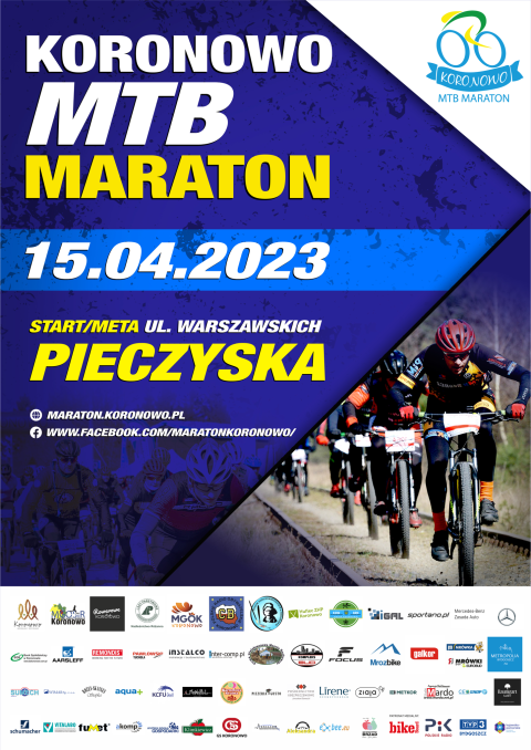 Koronowo MTB Maraton, 15 kwietnia 2023 r.(zakończony)