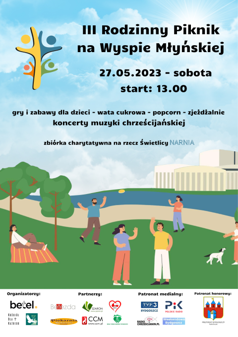 III Piknik Rodzinny na Wyspie 27.05.2023r., Bydgoszcz (zakończony)