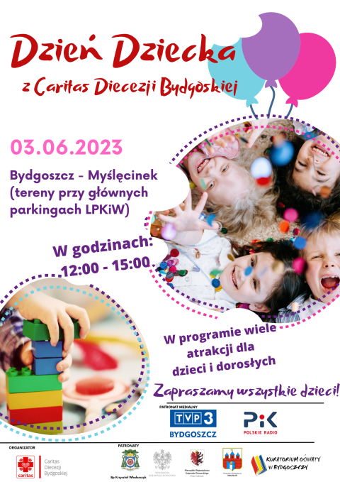 Festyn Rodzinny Bądźmy Razem, Leśny Park Kultury i Wypoczynku w Myślęcinku, 3 czerwca 2023r.