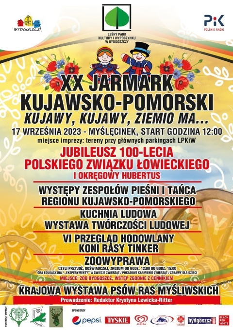 12. jubileuszowy, XX Jarmark Kujawsko-Pomorski, 17 września w Myślęcinku (zakończony)