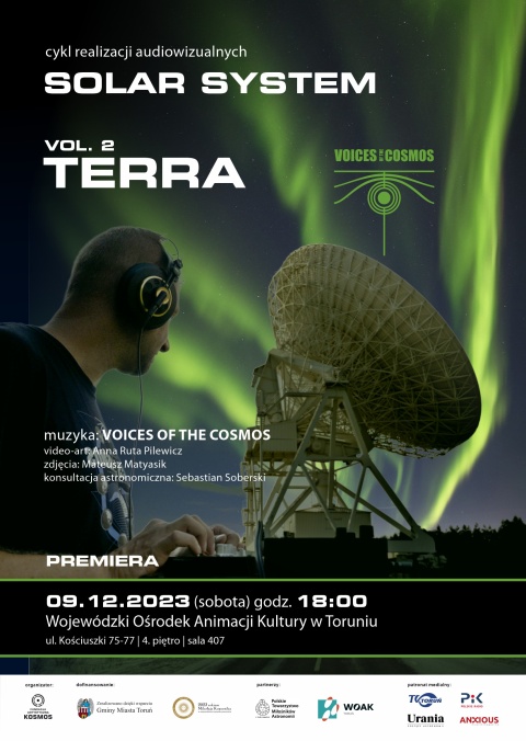 SOLAR SYSTEM - vol. 2: TERRA. Cykl realizacji audiowizualnych (premiera) - Toruń, Wojewódzki Ośrodek Animacji Kulturyhellip 