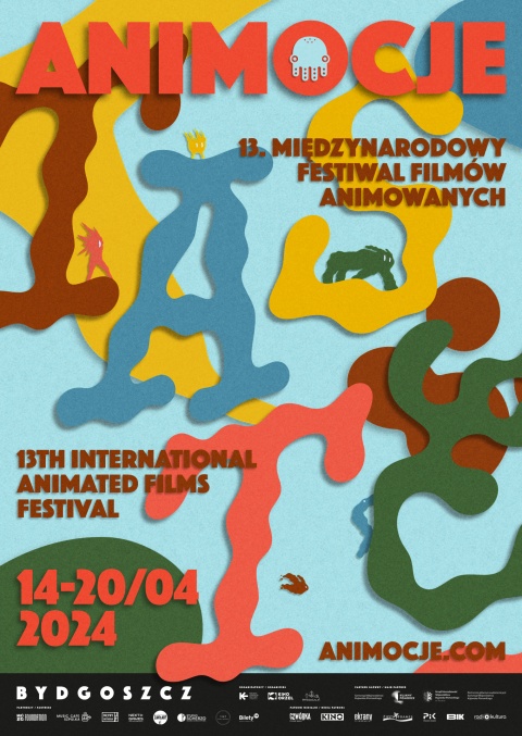 13. Międzynarodowy Festiwal Filmów Animowanych ANI-MOCJE - Miejskie Centrum Kultury w Bydgoszczy 14 - 20.04.2024r.