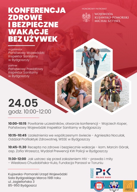 Zdrowie i bezpieczne wakacje bez używek - konferencja Państwowego Powiatowego Inspektora Sanitarnego w Bydgoszczy 24hellip 