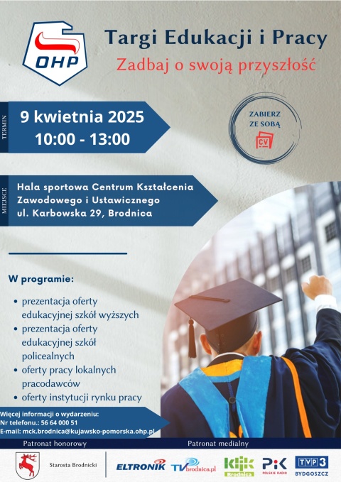 Targi Edukacji i Pracy pt. Zadbaj o swoją przyszłość - Centrum Kształcenia Zawodowego i Ustawicznego, ul. Karbowskahellip