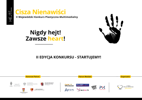 II Wojewódzki Konkurs Plastyczno-Multimedialny Cisza Nienawiści Nigdy hejt Zawsze heart - Centrum Integracjihellip