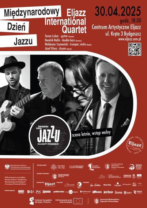 MIĘDZYNARODOWY DZIEŃ JAZZU - ELJAZZ INTERNATIONAL QUARTET 30.04.2025, GODZ. 18.00