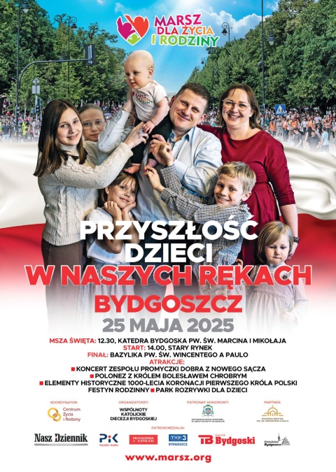 Marsz dla Życia i Rodziny, Bydgoszcz 25 maja godz. 14.00