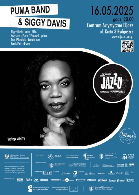 Europejska Akademia Jazzu KujawyPomorze Centrum Artystyczne Eljazz ul. Kręta 3, Bydgoszcz 16.05.2025r. godz. 20.00