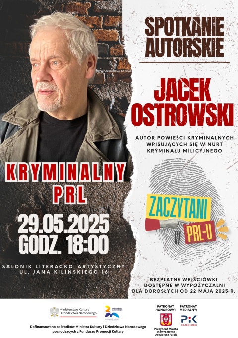 Zaczytani w PRL-u Zadziorna pani mecenas - spotkanie autorskie z Jackiem Ostrowskim 29 maja o godzinie 18.00 w Salonikuhellip
