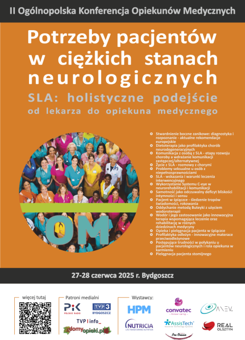 II Ogólnopolska Konferencja Opiekunów Medycznych Bydgoszcz, ul. Gdańska 163, Centrum Konferencyjne Stadion Zawiszahellip 