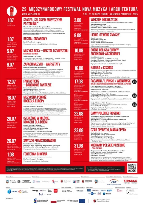 29. Międzynarodowy Festiwal Nova Muzyka i Architektura, Toruń