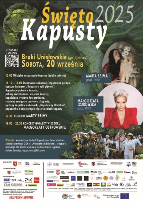 Święto Kapusty - Bruki Unisławskie 32b, 86-260 Unisław (boisko szkolne) 20.09.2025r.