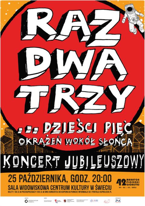 42. Maraton Piosenki Osobistej 86-100 Świecie, ul. Wojska Polskiego 139, Centrum Kultury 24-25.10.2025r