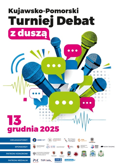 Kujawsko-Pomorski Turniej Debat Z Duszą, ul. Jurija Gagarina 37, 87-100 Toruń 13.12.2025r.