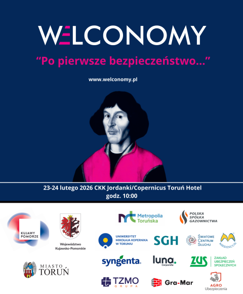 Welconomy CKK Jordanki Hotel Copernicus. Przy skarpie 10h12, 87-100 Toruń 23.02.2026r.