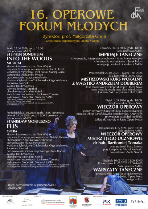 16. Operowe Forum Młodych Opera NovaAkademia Muzyczna im. F. Nowowiejskiego 22.04.2026r.