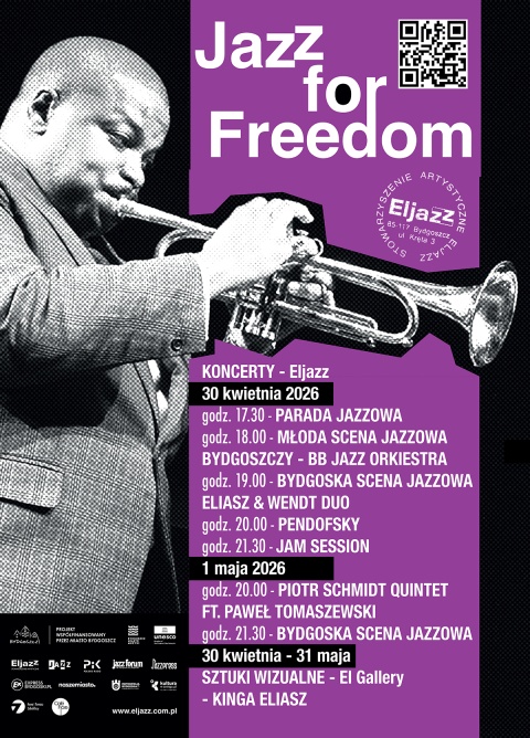 Jazz for Freedom Centrum Artystyczne Eljazz 30.04-1.05.2026