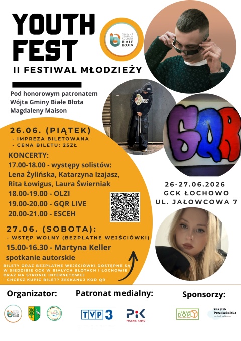 YOUTH FEST Festiwal Młodzieży Łochowo, ul. Jałowcowa 7 26.06.2026r