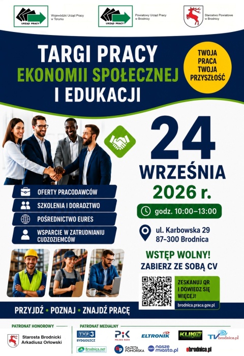 Targi Pracy, Ekonomii Społecznej i Edukacji , Centrum Kształcenia Zawodowego i Ustawicznego w Brodnicy, ul. Karbowskahellip 
