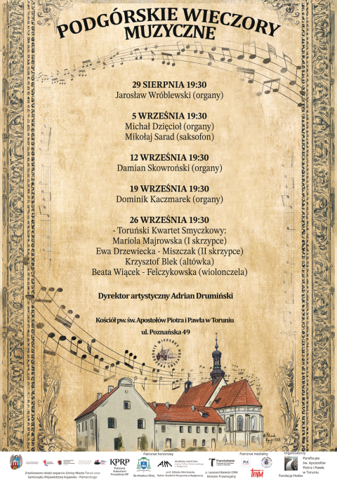 V PODGÓRSKIE WIECZORY MUZYCZNE � muzyka, która łączy 29.08-26.08.2026r.