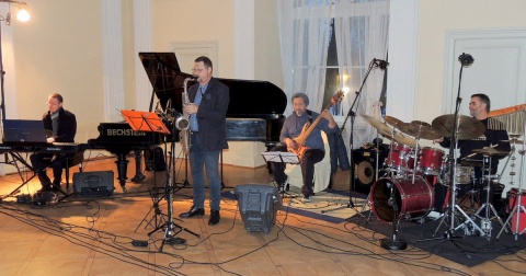 Jacek Pelc Band w Pałacu Nowym w Ostromecku. Fot. Adam Droździk