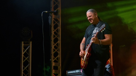 10. Blues na Świecie Festival Kujawy/Pomorze 11 września 2020, Amfiteatr w Świeciu Sebastian Riedel & Cree - Fot. Marcin Saldat/archiwum OKSiR
