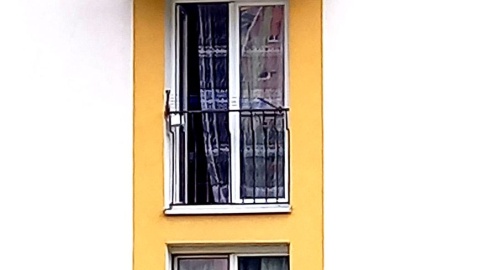 Na balustradach suszyli pracnie, na balkonach juz nie mogą. Fot. Michał Słobodzian