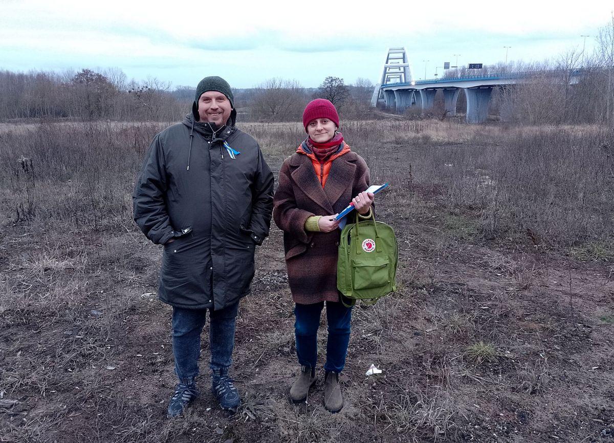 Piotr Marach i Joanna Żuchowska z toruńskiego Stowarzyszenia Wolna Winnica. Fot. Michał Zaręba Piotr Marach i Joanna Żuchowska z toruńskiego Stowarzyszenia Wolna Winnica. Fot. Michał Zaręba