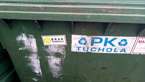 Dlaczego mieszkańy osiedla „Heban” w Tucholi mają problem z segregacją śmieci? Fot. Michał Słobodzian