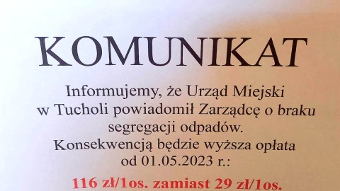 Dlaczego mieszkańy osiedla „Heban” w Tucholi mają problem z segregacją śmieci? Fot. Michał Słobodzian