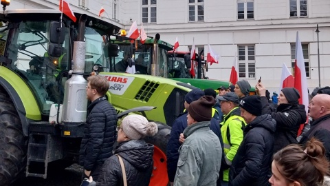 „Rolnicy odeszli, traktory zostały”. Fot. Elżbieta Rupniewska