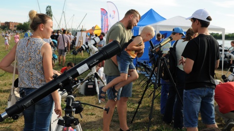 ASTROFESTIWAL 2018 na Błoniach Nadwiślańskich w Grudziądzu. Fot. Piotr Majewski