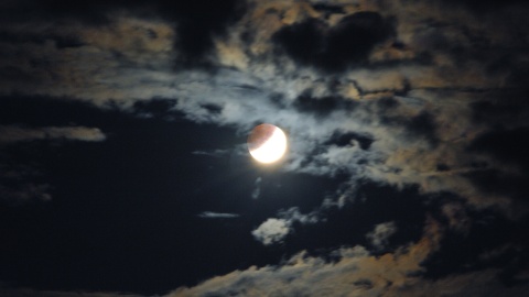 16 lipca 2019 - Partial Lunar Eclipse © Piotr Majewski