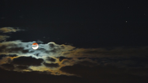 16 lipca 2019 - Partial Lunar Eclipse © Piotr Majewski
