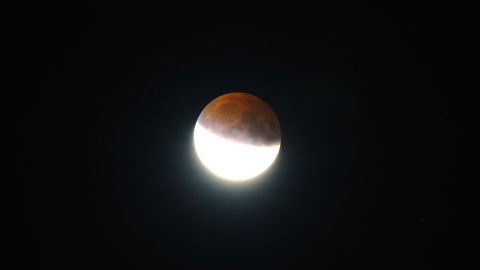 16 lipca 2019 - Partial Lunar Eclipse © Piotr Majewski