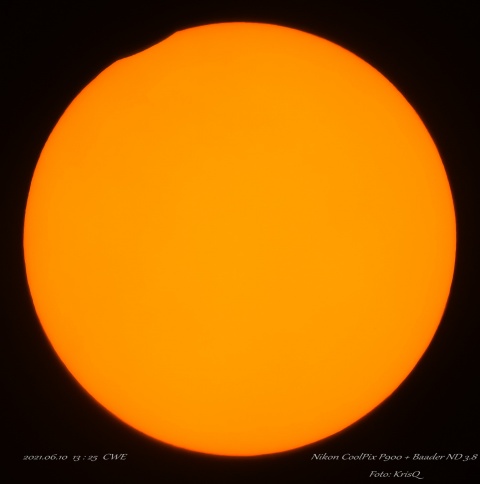 10 czerwca 2021 - Zaćmienie Słońca. Foto © Krzysztof Grzelczak