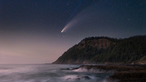 Kometa C/2026 A1 (MAPS). Fot. Justin Wolff