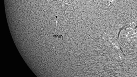 Mercury Transit - 09.05.2016. Foto © Astrobaza Kruszwica, Zbigniew Rakoczy