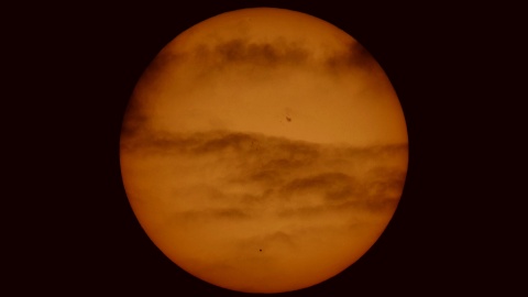 Mercury Transit - 09.05.2016. Foto © Astrobaza Zławieś Wielka, Wiesław Skórzyński