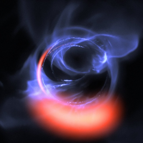 ESO na horyzoncie zdarzeń czarnej dziury