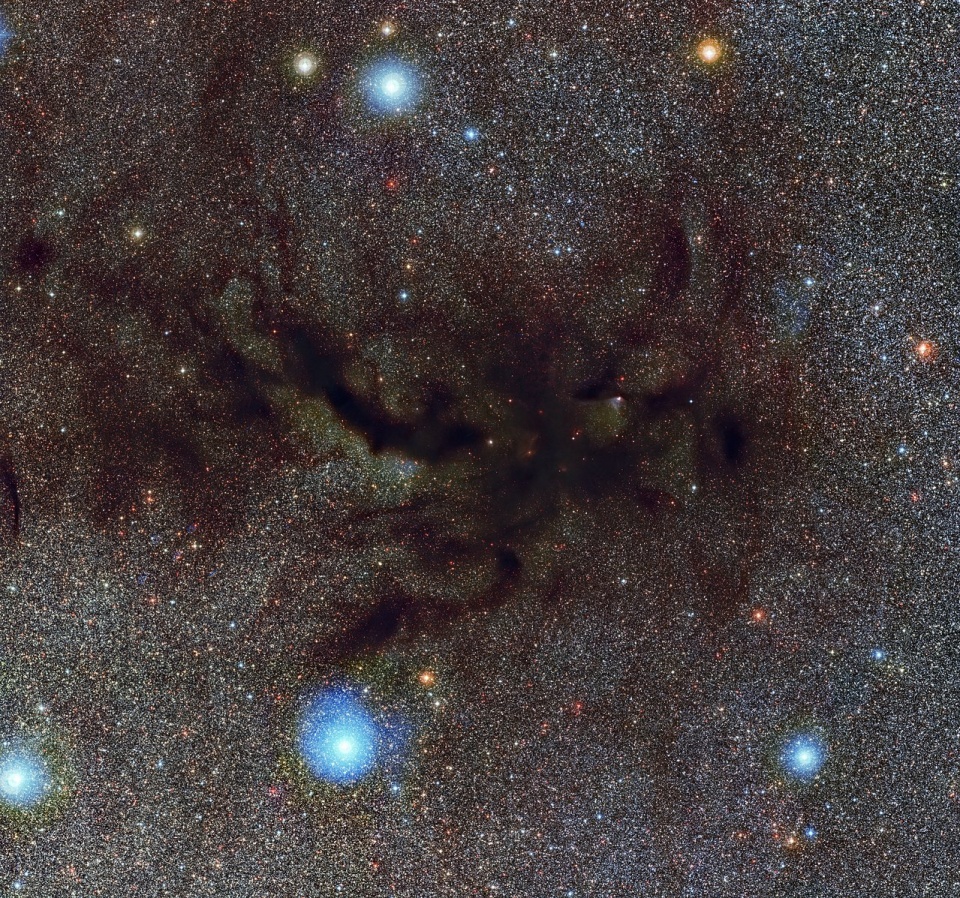 Cosmic pretzel region. Foto © ESO