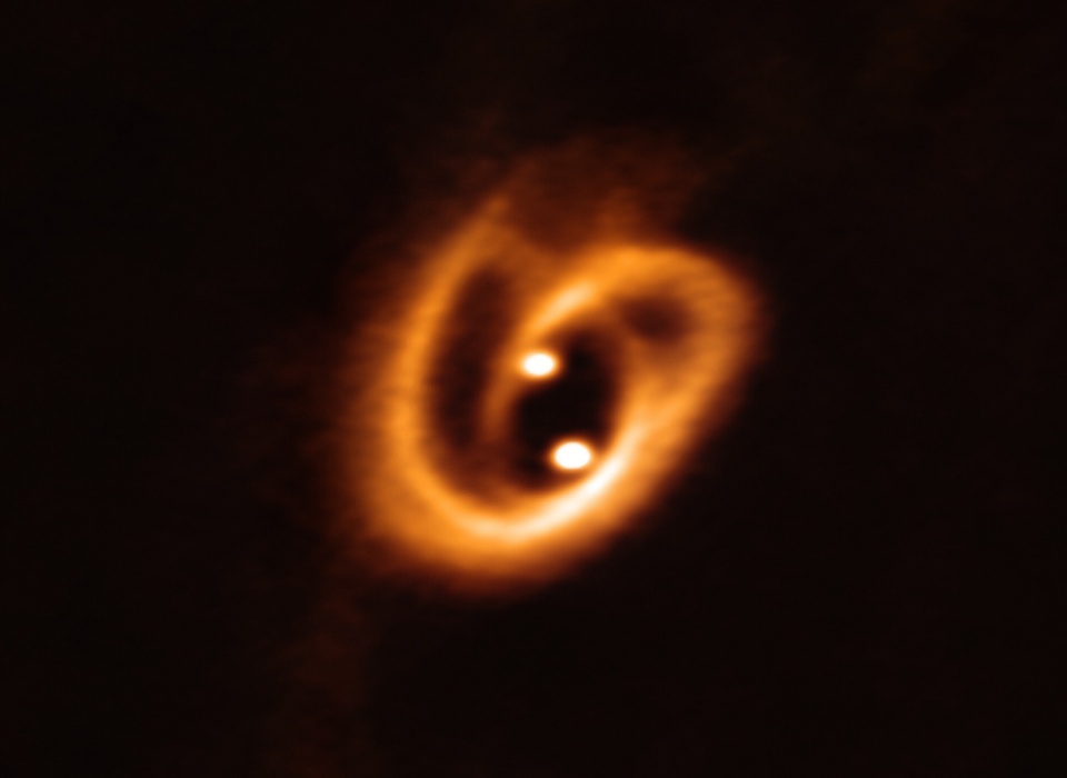 Cosmic pretzel. Foto © ESO