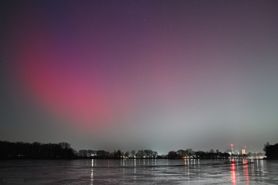 2026-01-20 Aurora, Jezioro Gopło, Kruszwica