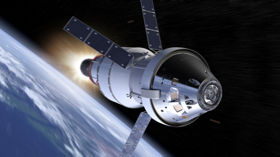 Konkurs z 10 maja 2026. Artemis, moduł Orion. Grafika © NASA