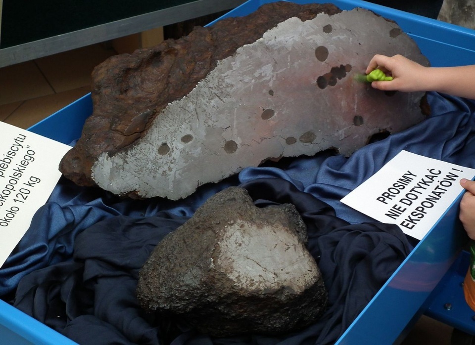 Meteoryt w przekroju. Foto © wikipedia.pl