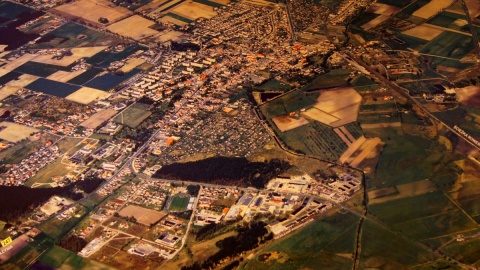 Co w gminie piszczy. Szubin z lotu ptaka. Fot. Henryk Żyłkowski