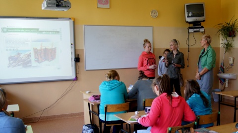 Co w gminie piszczy? Tablice interaktywne w Zespole Szkół w Wąwelnie Fot. Henryk Żyłkowski