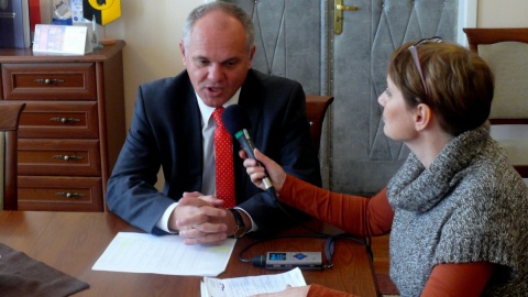 Co w gminie piszczy? Burmistrz Wąbrzeźna - Leszek Kawski. Fot. Lech Przybyliński